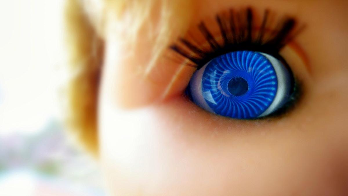 Doll made from plastic, 'I keep an eye on you' via Flickr