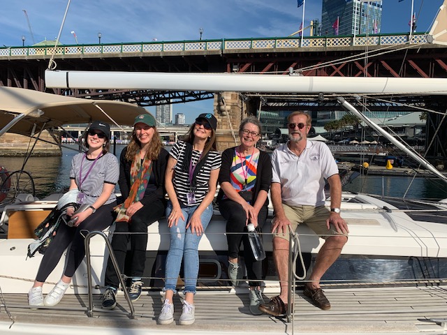 Katie about to set sail in her first ANMM Regatta day. Image: Sydney by Sail.