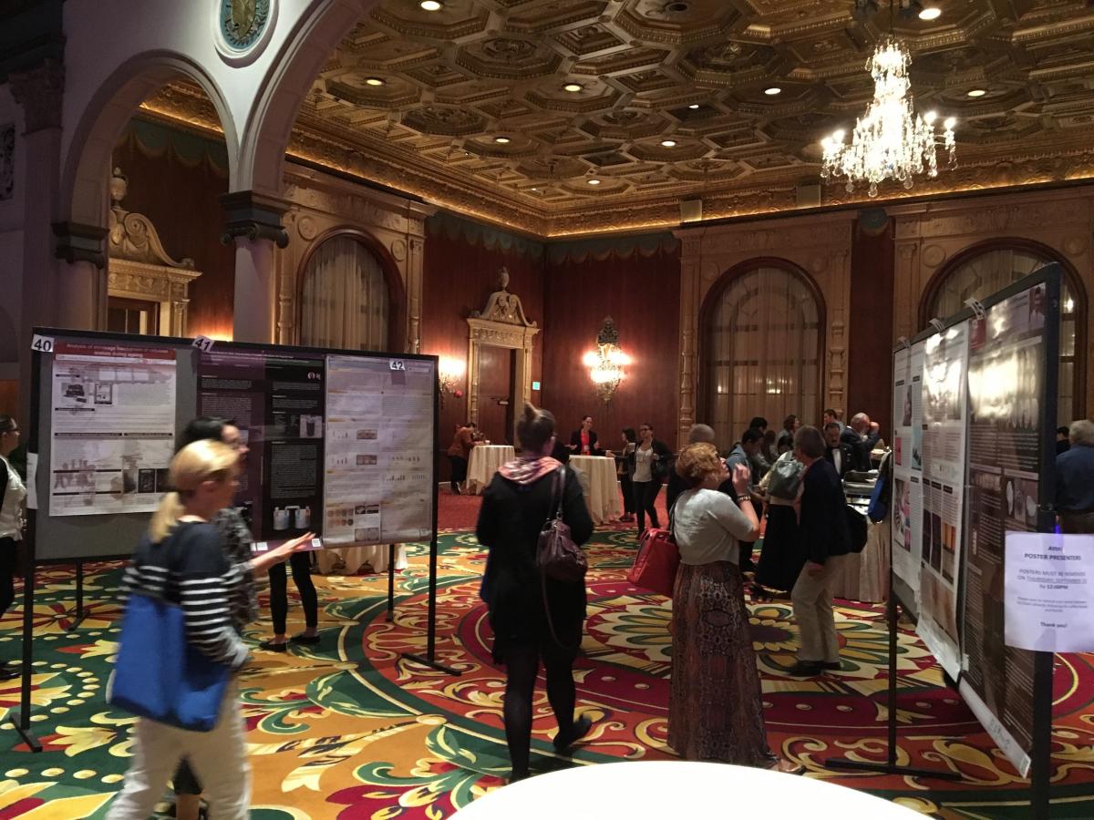 IIC 2016 Poster session. Image © International Institute for Conservation of Historic and Artistic Works.