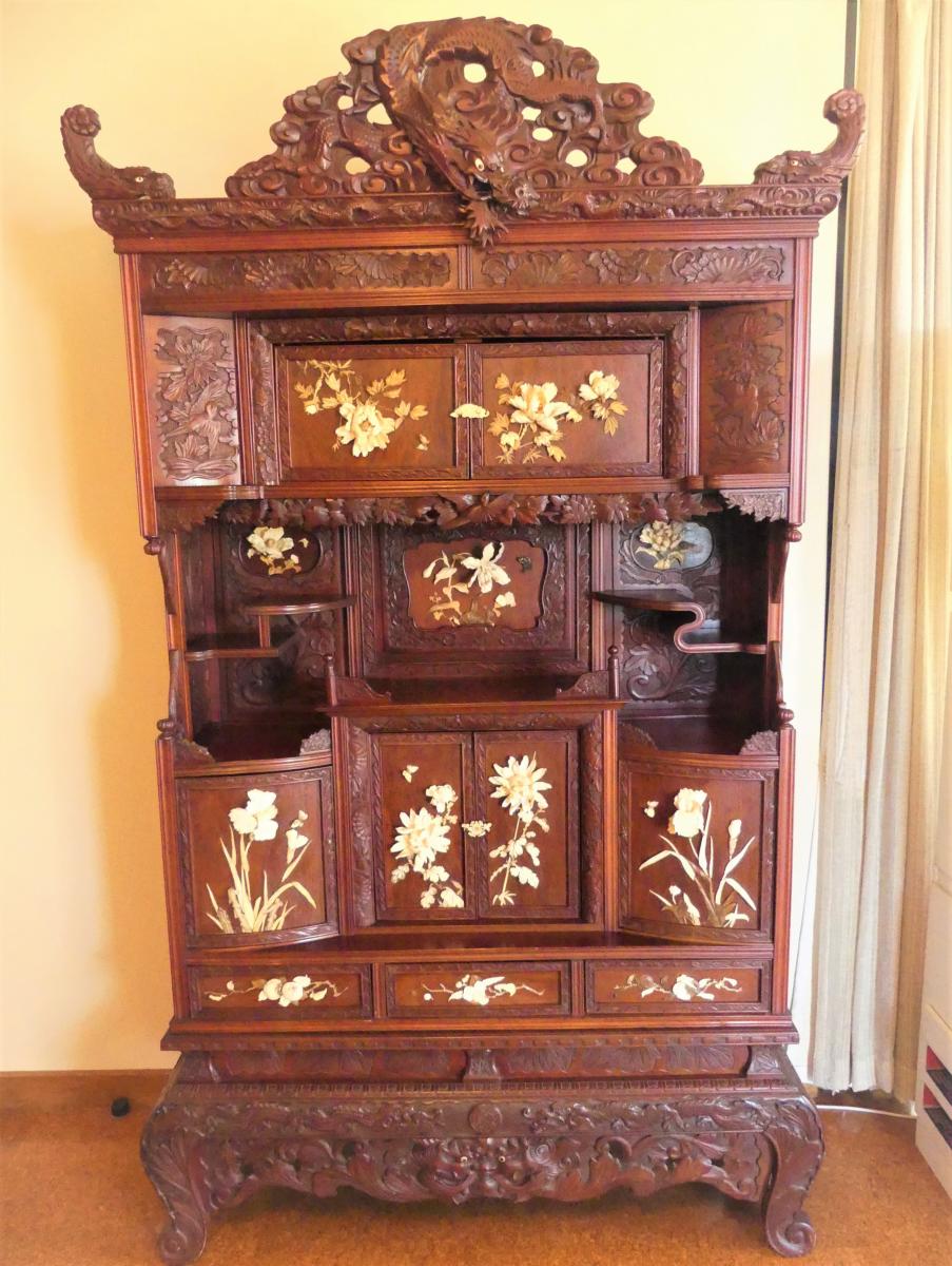 Overall after treatment photo of cabinet returned to client’s house. Image: Artlab Australia.