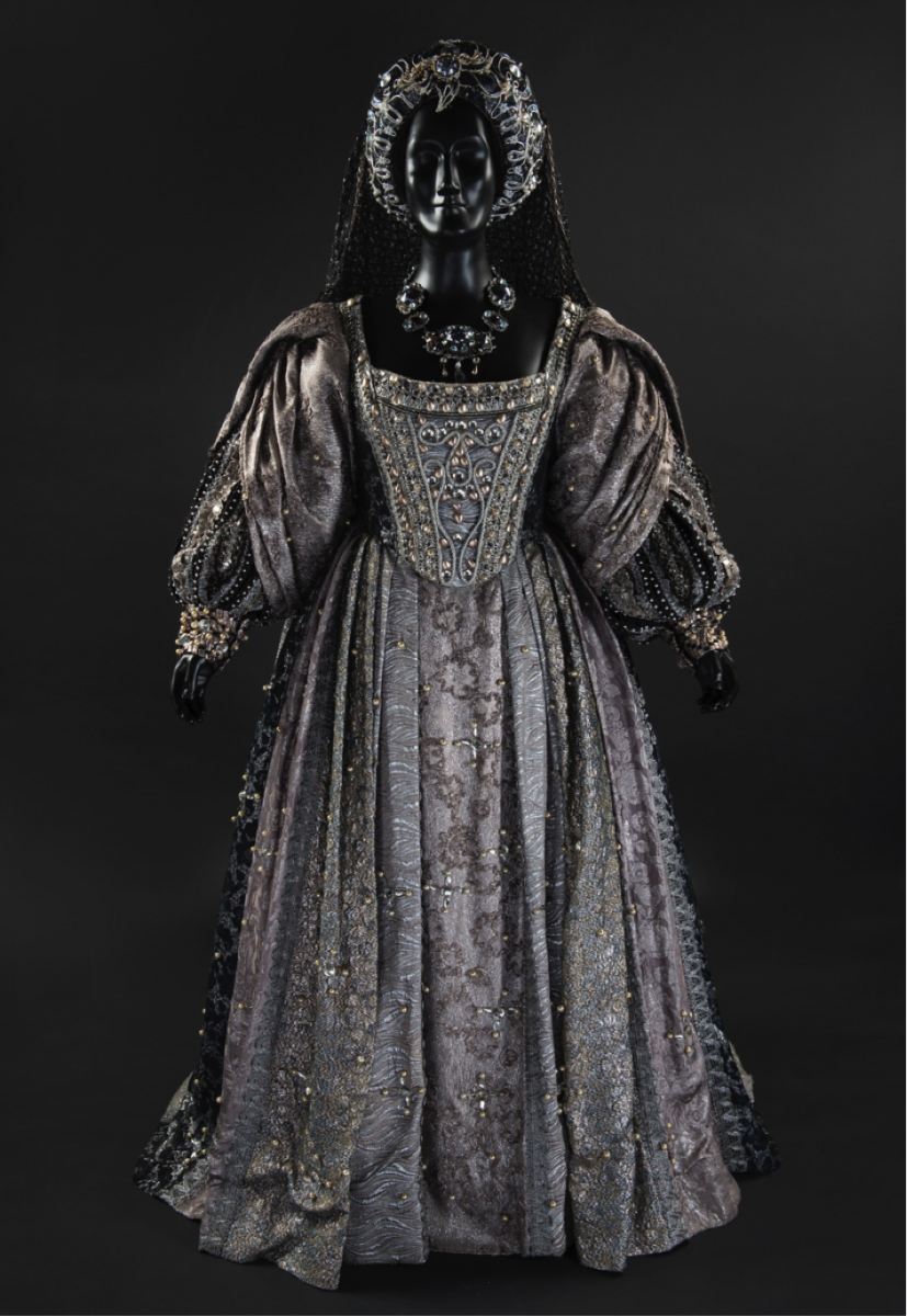 Costume worn by Dame Joan Sutherland in the title role of Lucrezia Borgia, The Australian Opera, 1977, Gift of Opera Australia, 2018, Arts Centre Melbourne, Australian Performing Arts Collection