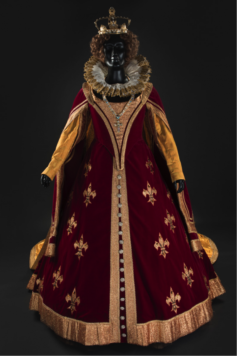 Costume worn by Dame Joan Sutherland as Marguerite de Valois in Les Huguenots, The Australian Opera, 1981, Gift of Opera Australia, 2018, Arts Centre Melbourne, Australian Performing Arts Collection