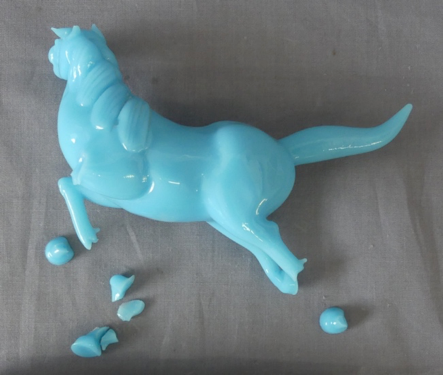 Glass Horse before treatment