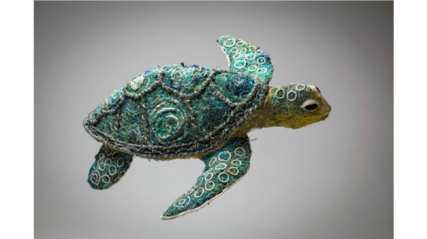 Pere (Erub Arts), ghost net turtle. Image by A. Frolows