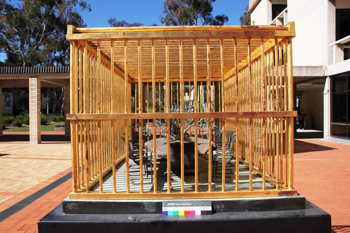 Figure 4. The Gilded Cage, University of Canberra Campus. Photo: Mona Soleymani