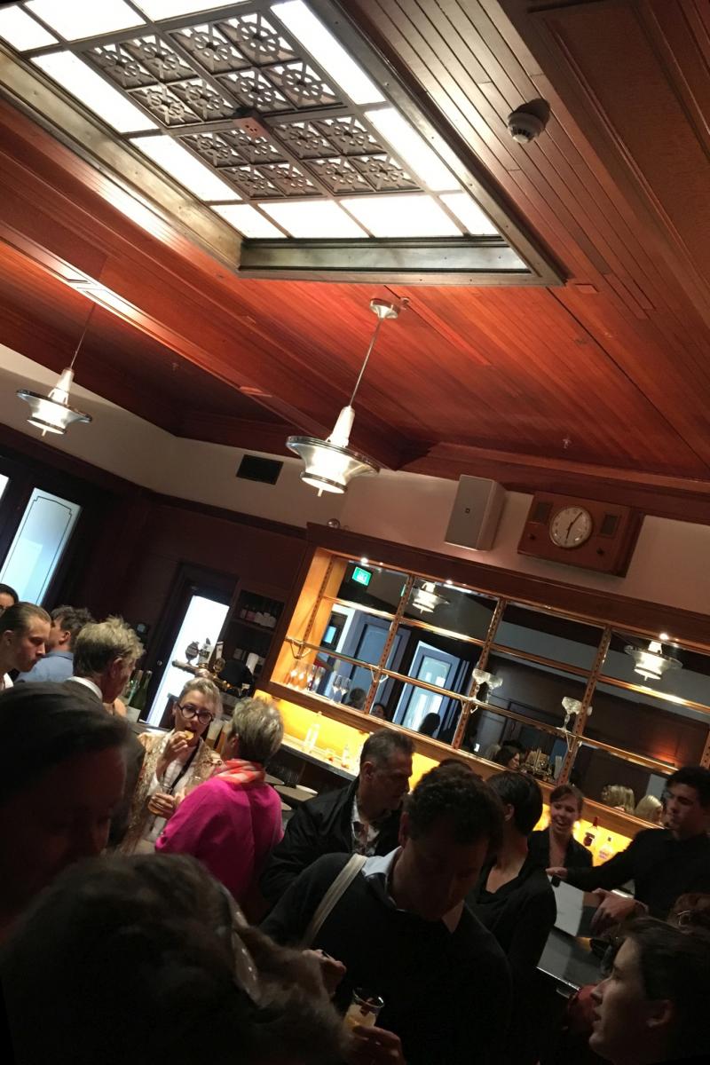 Pre-dinner drinks at the Members' Bar at Old Parliament House. Image: Alana Treasure