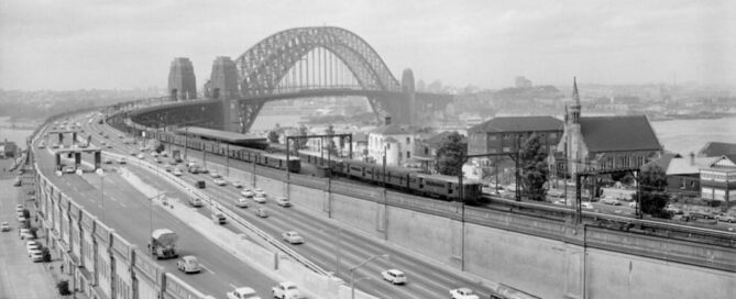 Historic Photograph of Sydney Harbour Bridge