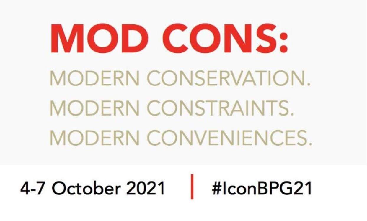 Conference Review: ICON BPG21 ‘ModCons’ (4-7 October 2021) - Australian ...