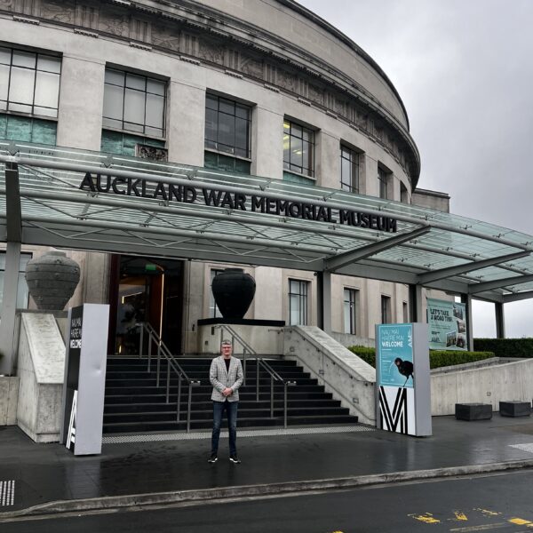 Eoin at the NZCCM 2023 National Conference in Auckland, New Zealand.